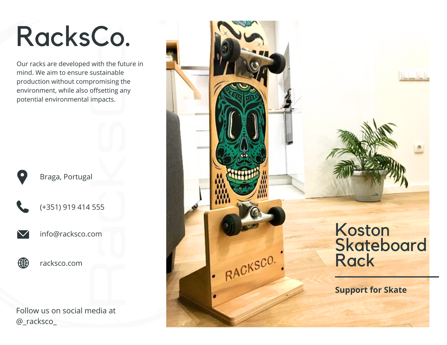 KOSTON Skateboard Rack