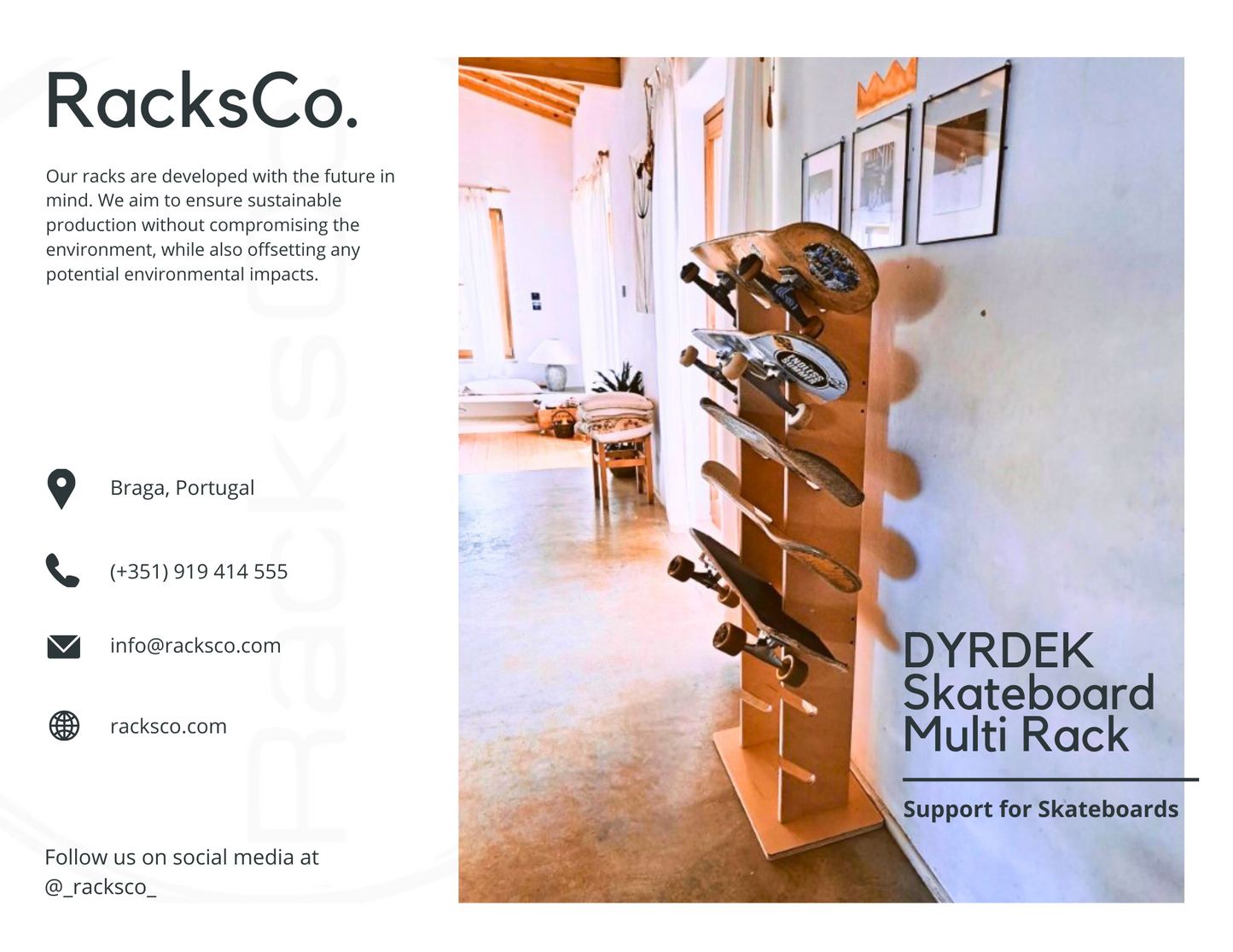DYRDEK Skateboard Multi Rack