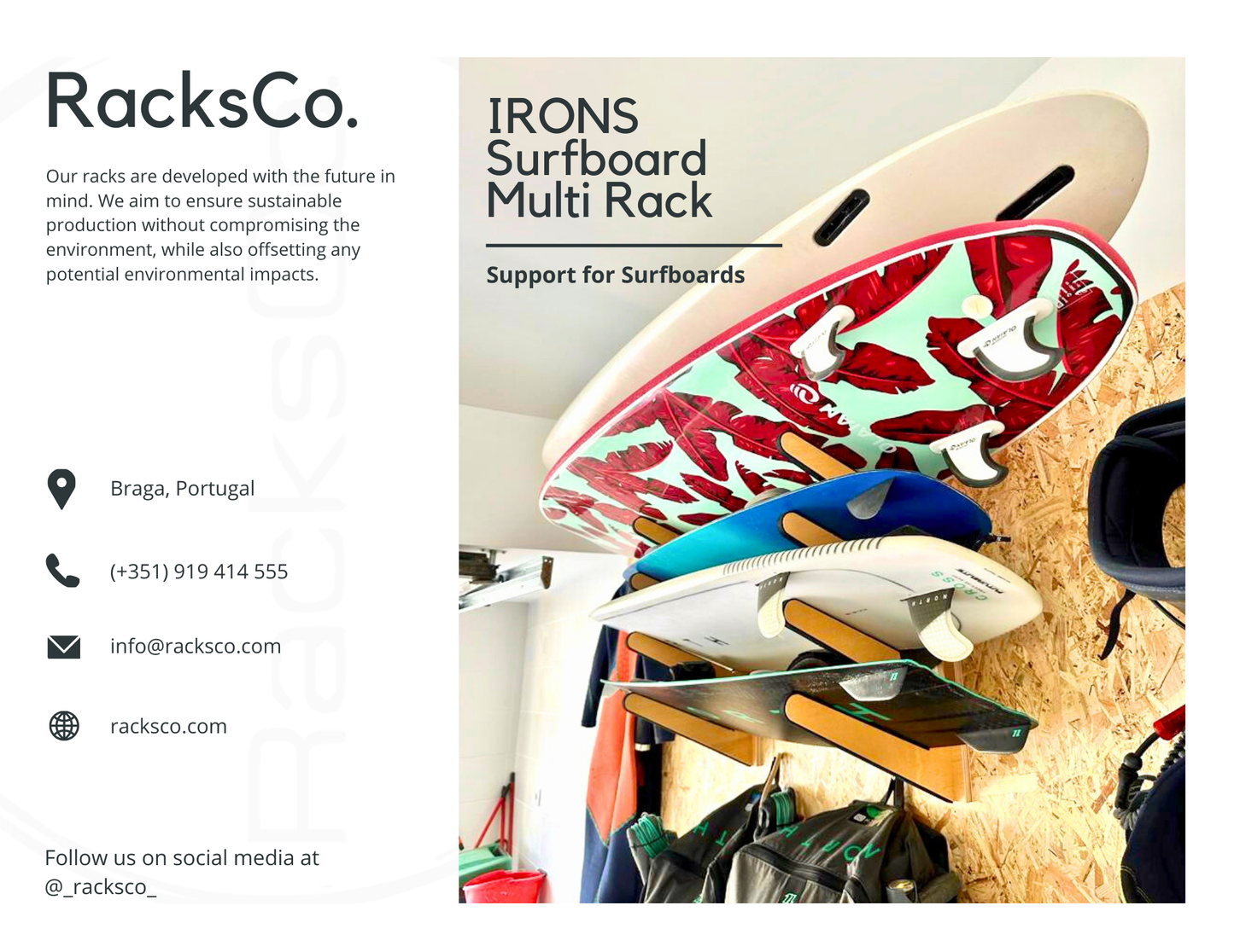 IRONS Surfboard Multi Rack