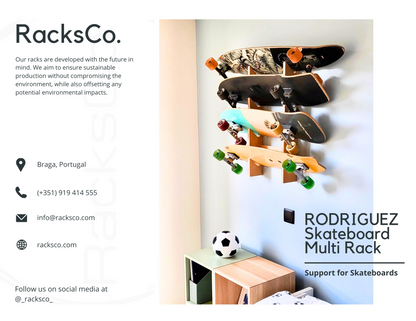 RODRIGUEZ Skateboard Multi Rack