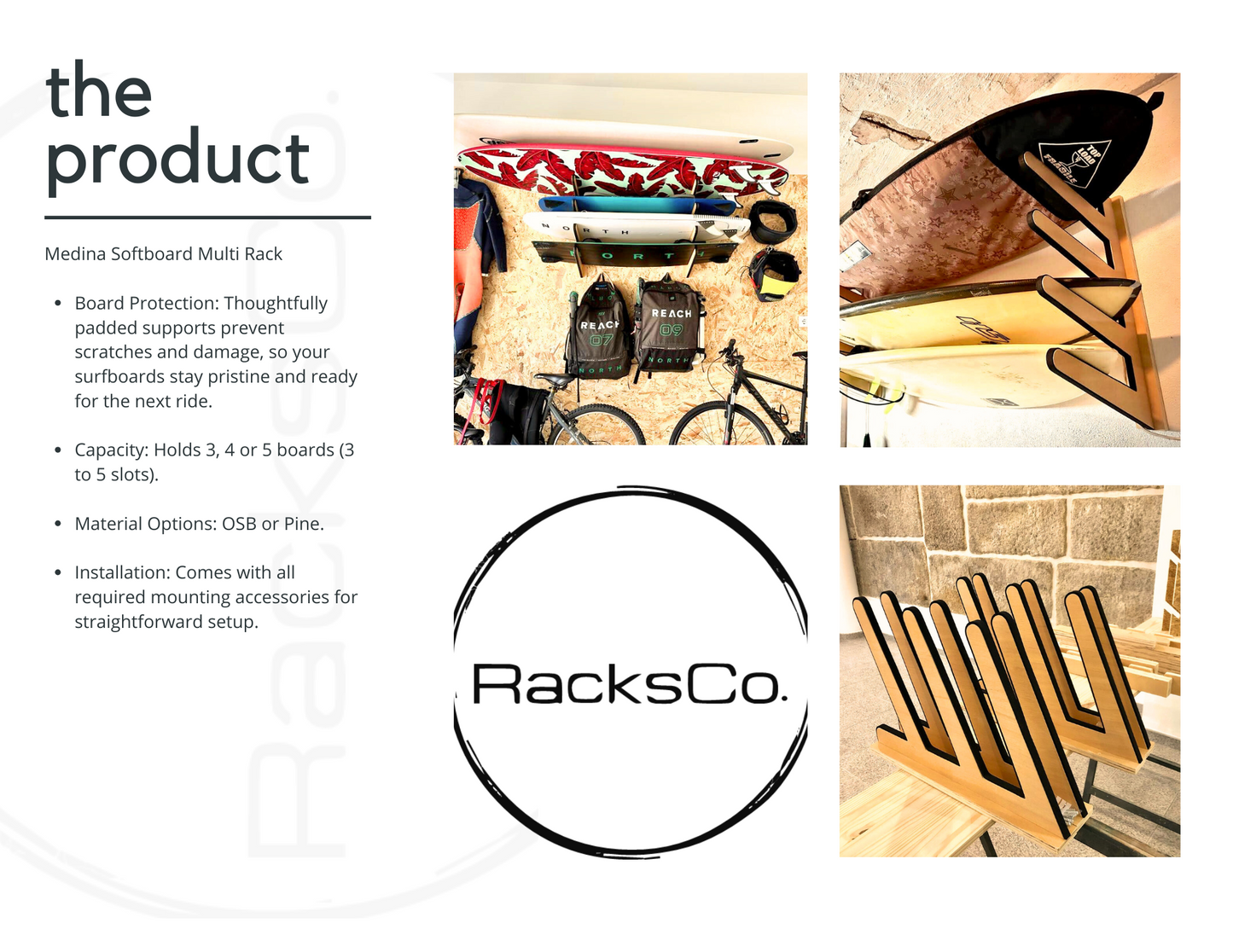 MEDINA Softboard Multi Rack