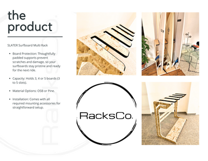 SLATER Surfboard Multi Rack