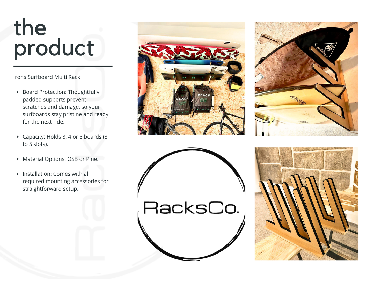 IRONS Surfboard Multi Rack