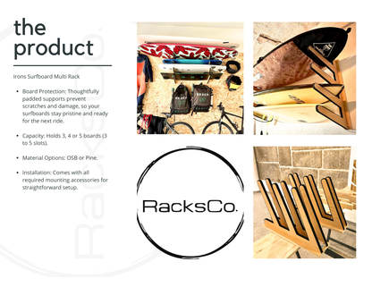 IRONS Surfboard Multi Rack