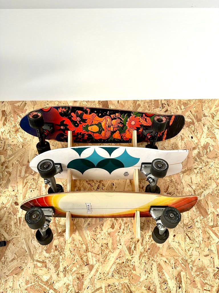 Skateboard Wall Rack for Multiple Boards RODRIGUEZ | RacksCo.