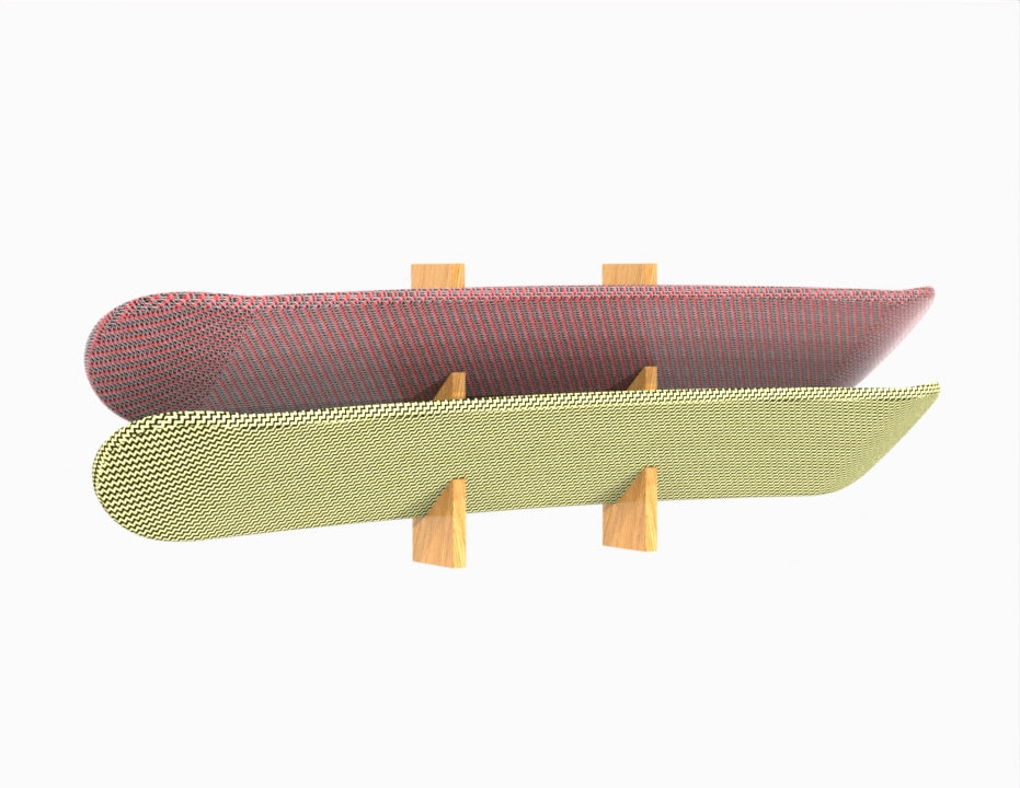Board Rack Rice Snowboard Wall Rack RICE | RacksCo.
